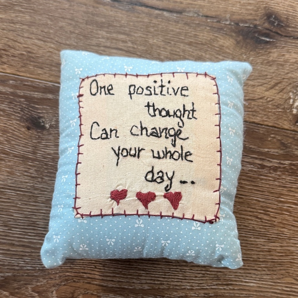 Small homemade‎ pillow